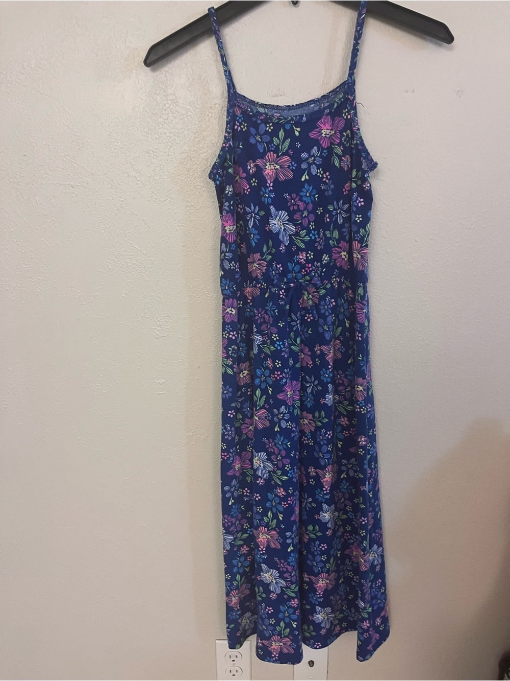 SO girl floral maxi dress-vibrant pink and purple size 10